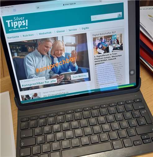 Schon jetzt zur Online-Einführung im Juni anmelden.Foto: Caritas