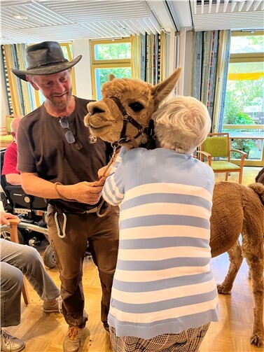 Schon nach kurzer Zeit waren jegliche Berührungsängste verflogen.