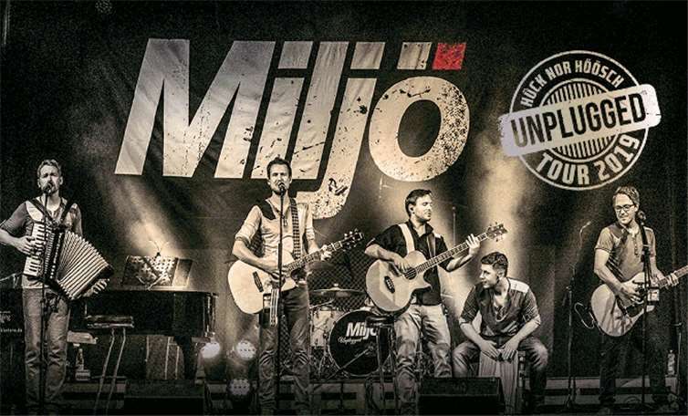 MILJÖ auf „Hück nor Höösch“ Tour Schon seit ihrer Schulzeit macht die Band gemeinsam Musik.Foto: privat