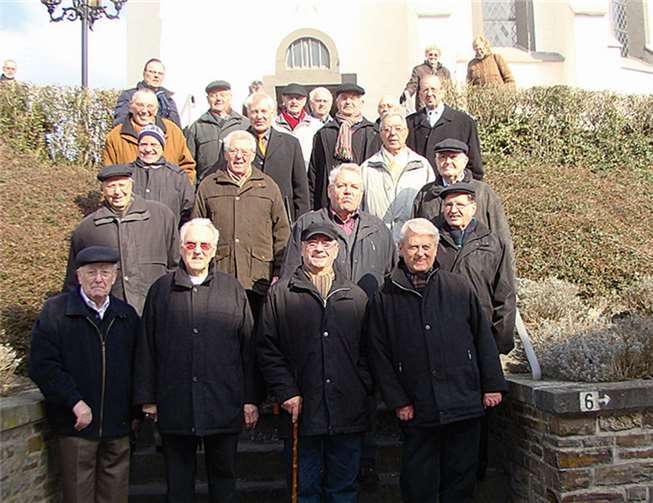 Schon seit vielen Jahren unternehmen die Sänger der Liedertafel am Ostermontag einen Emmausgang nach Franken. privat