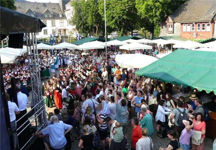 Traditionelle Moselweinwoche in Cochem lockte viele Hundert Besucher Schon vor dem offiziellen Startschuss drängten sich viele Hundert erwartungsfreudige Besucher auf dem Festplatz.
