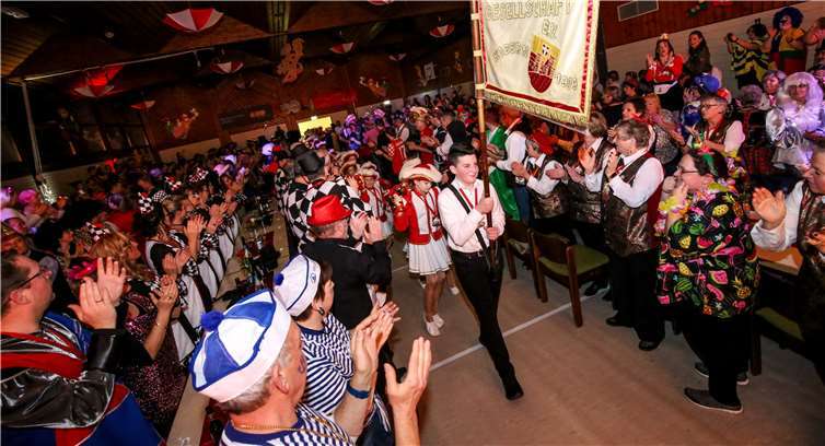 Schon zu Beginn der Prunksitzung herrschte eine tolle Stimmung. Fotos EP