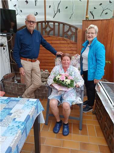 Schriftführer Bernd Scharn, Heidi Schildknecht und Vorsitzende Roswitha Heidger-Grüne. Foto: privat