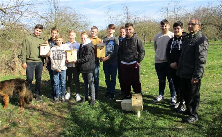 Schüler des Technikkurses Klasse 8.Foto: E. Auel
