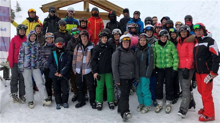 Schülerinnen, Schüler und Lehrer hatten jede Menge Spaß in Saalbach-Hinterglemm. Privat