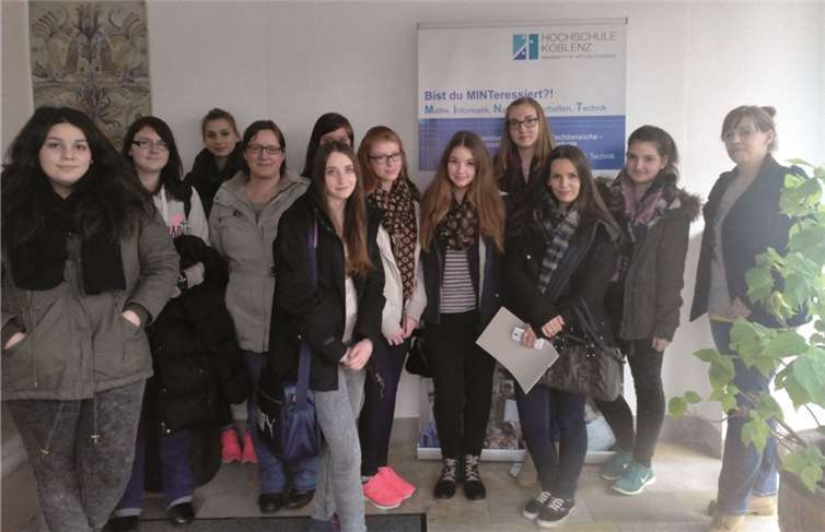 Schülerinnen besuchten den Westerwald Campus Höhr-Grenzhausen. privat