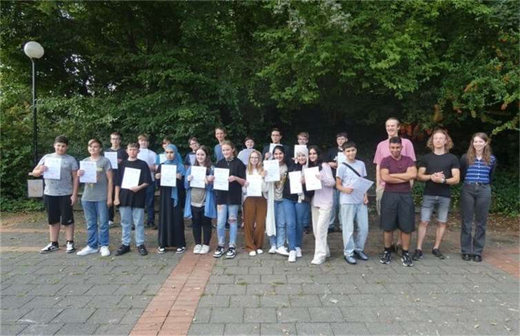 Schülerinnen der Hans-Dietrich-Genscher-Schule Wachtberg.  Fotos: Rhein-Sieg-Kreis