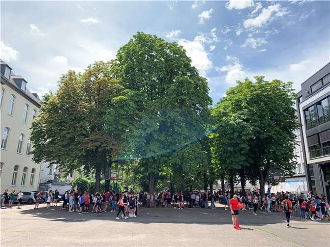 Schüler:innen des Hilda-Gymnasiums: Sportliches Engagement für den guten Zweck. Quelle: Hilda-Gymnasium