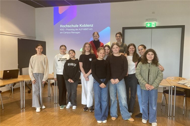 Schülerinnen des KSG am RheinAhrCampus Remagen
