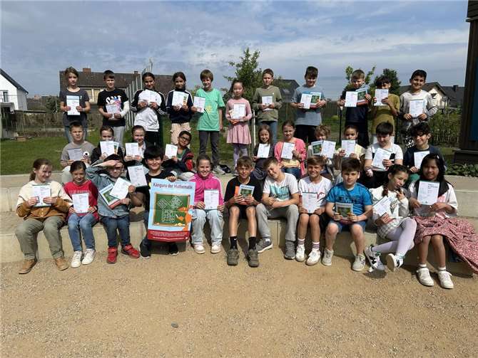 Schülerinnen und Schüler aus den Stufen 3 und 4 konnten sich auch in diesem Jahr im „Känguru“-Wettbewerb beweisen. Foto: privat