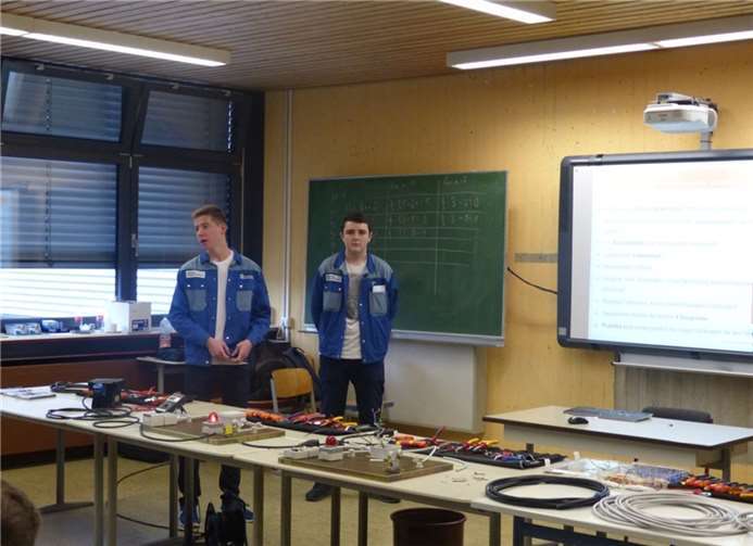 Schülerinnen und Schüler der achten bis zehnten Klassen lernten verschiedene Berufe kennen.privat