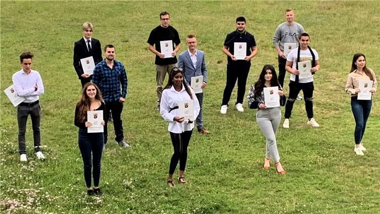 Schülerinnen und Schüler des Abendunterrichts an der Ludwig-Erhard- Schule Neuwied. Foto: privat