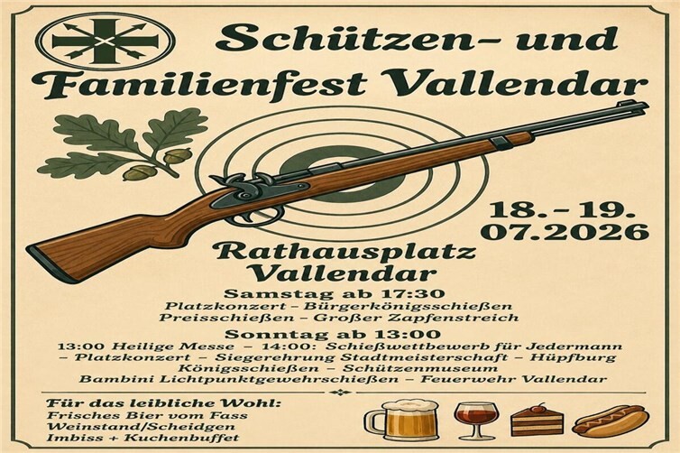 Schützenfestplakat 2026