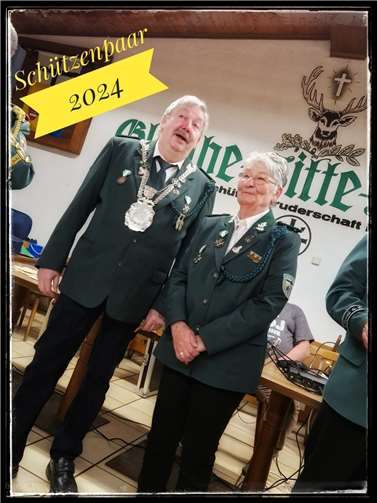 Schützenkönig Hartmut Bueker mit Königin Liane Becker. Fotos: privat