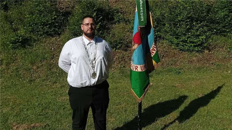 Schützenkönig Jonas Brunck.  Foto: privat