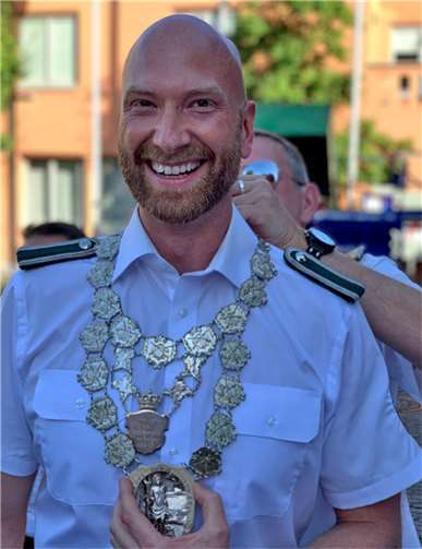 Schützenkönig wurde Fabian Baldus. Foto: R. Günther