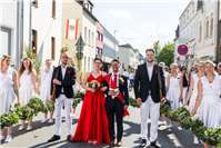 Schützenkönigspaar Gina König und Tobias Kramer. 