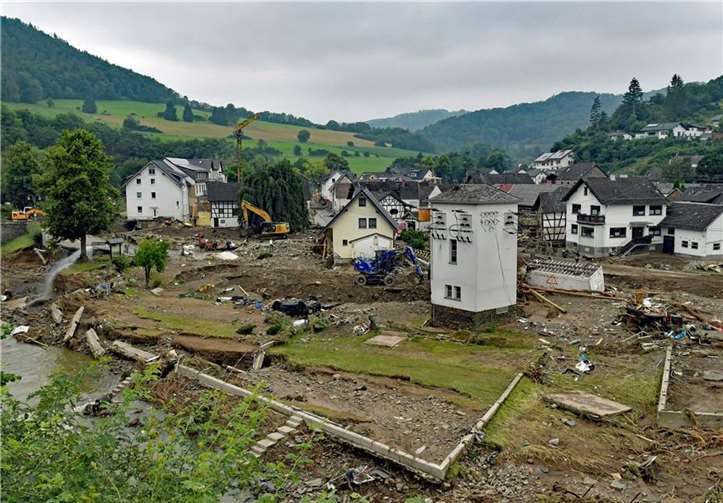 Schuld: Wo kann noch gebaut werden? Schuld nach der Flut . Foto: BURG