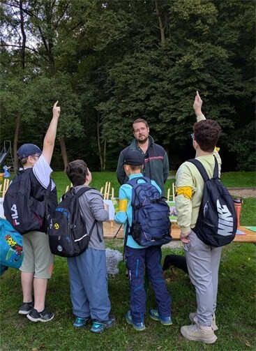Schulklassen entdecken den Westerwald mit allen Sinnen.