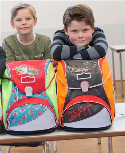 Schulranzen sollen gut sichtbar, ergonomisch und funktional sein.privat