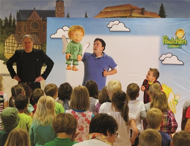 Schutzengel Paulchen mit Freund Christianprivat