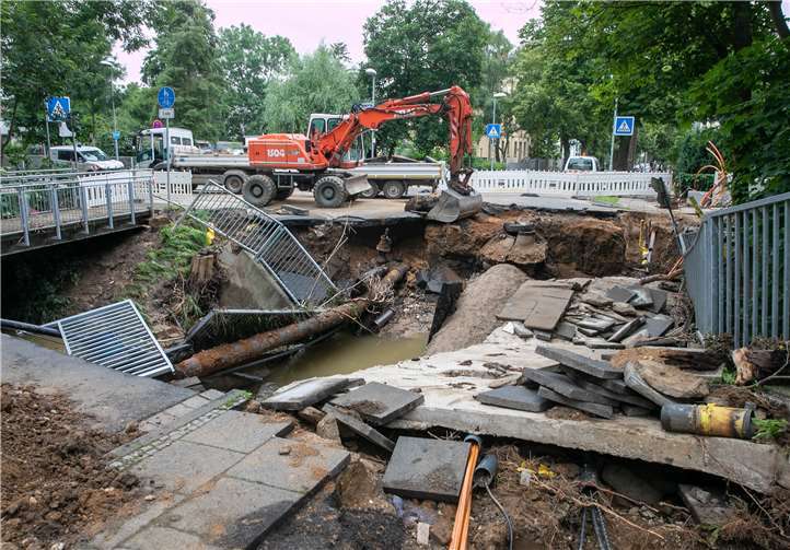 Schwere Zerstörung im Rhein-Sieg-Kreis. Foto:JOST