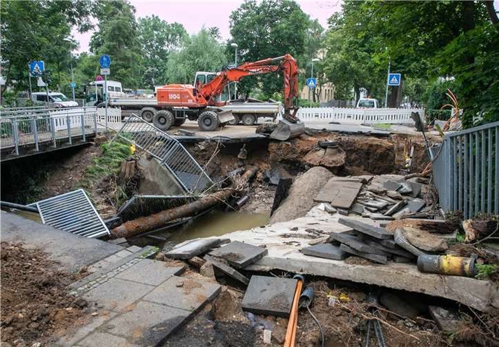 Schwere Zerstörungen im Rhein-Sieg-Kreis. Foto: Archiv/JOST