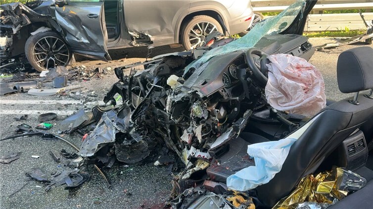 Schwerer Unfall auf der L258 bei Alteck Neuwied.