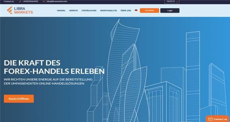 Screenshot der betrügerischen Plattform. Foto: © Polizei RLP
