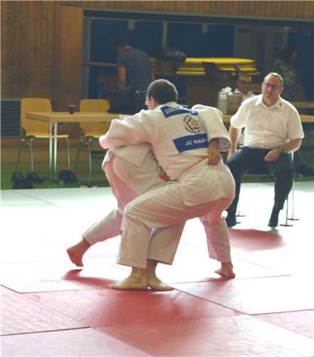 Sebastian Ackermann vom JC Maifeld e.V. erkämpf sich Platz 2 bei den offenen Saarländischen-Kyu Einzelmeisterschaft 2019. Foto: privat