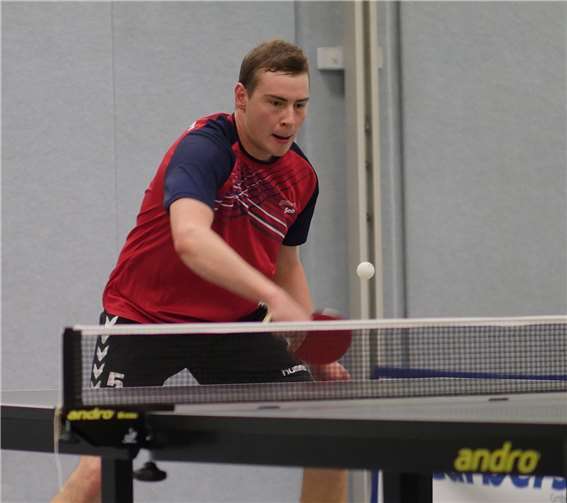 Sebastian Beck trug mit zwei Einzel- und einem Doppelsieg maßgeblich zumErfolg seiner Mannschaft bei. Privat