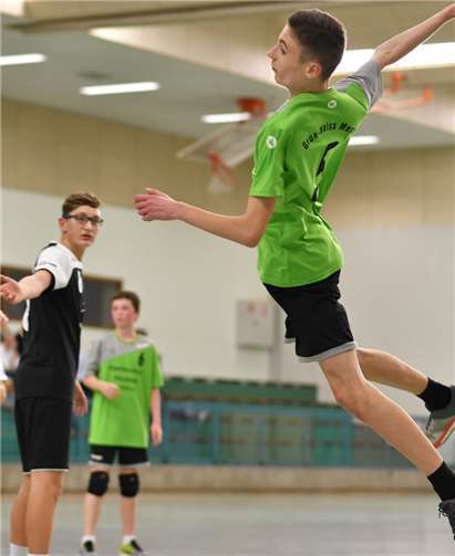 Sebastian Mittler bei einem seiner Tore.privat