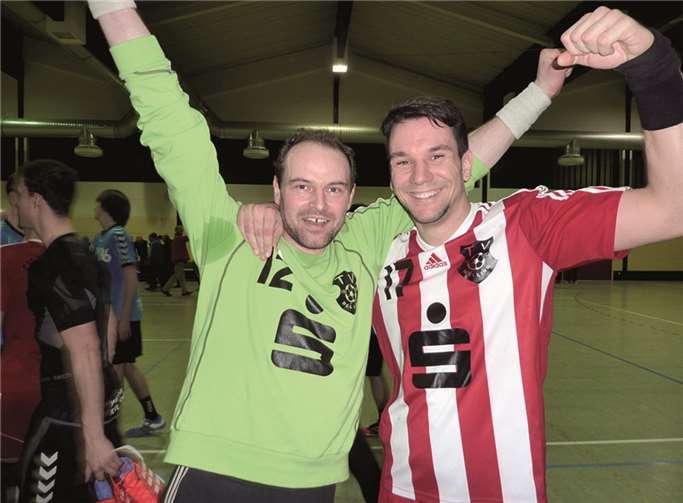Sebastian Monschauer und Christian Welsch boten im Lokalderby eine starke Leistung.privat