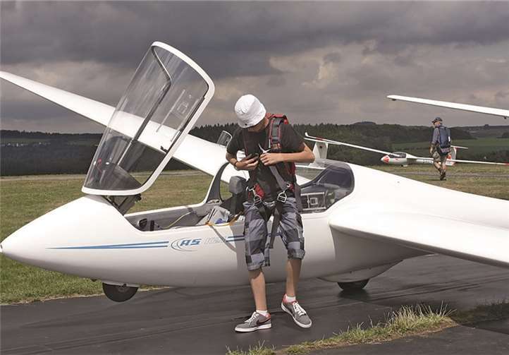 Sebastian Müller macht sich fertig.