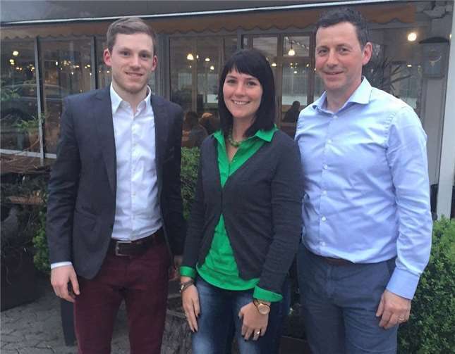 Sebastian Schmitt, Anne Gasper, Markus Fronert (v. l. n. r.).privat