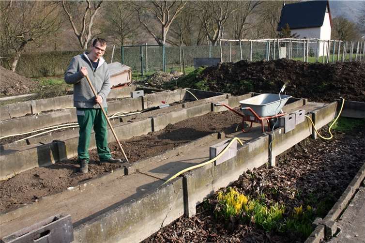 Sebastian Sturm wollte schon immer Gärtner werden.privat