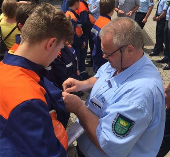 Sechs Mitglieder der Jugendfeuerwehr Bendorf wurden mit der Leistungsspange ausgezeichnet. privat