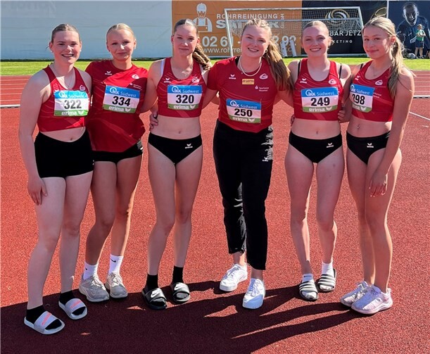 Sechs VfL-Leichtathletinnen gewannen bei den Landesmeisterschaften in Konz im Trikot der LG Rhein-Wied vier Rheinland-Pfalz-Meistertitel, drei Vizemeisterschaften und vier dritte Plätze. Foto: privat