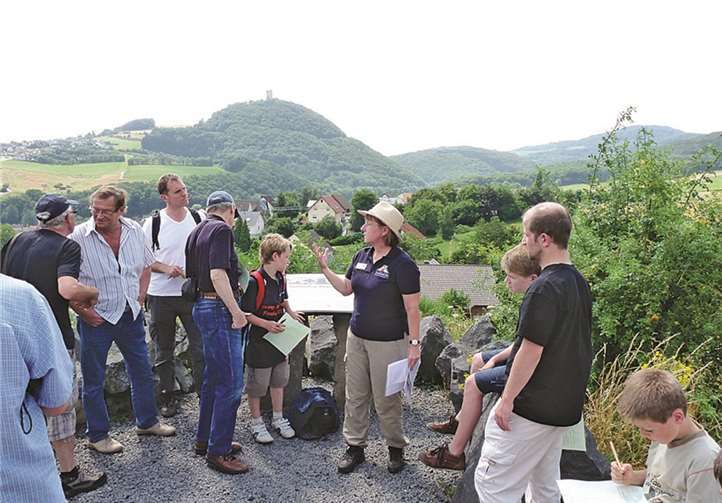 Sehr anschaulich beschrieb Jutta Dietz die unterhalb des Neuen Maarhofes gelegene Spannstation einer von 1926 bis 1943 betriebenen Seilbahn.