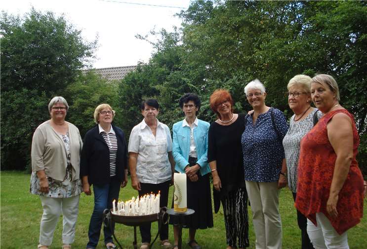 Sehr berührend: Jede Frau zündete eine Kerze mit einem persönlichen Anliegen an.privat
