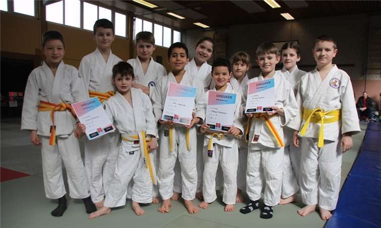 Sehr gute Leistungen erzielten die männlichen Judoka beim Bezirksturnier. Foto: Judoclub Neuwied