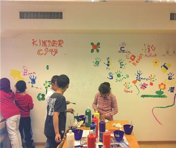 Sehr kreativ zeigten sich die Kinder in der Aktionswoche in „Kinder City“.  Stadt Meckenheim