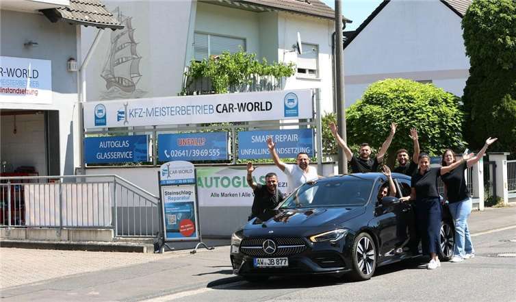Seit 10 Jahren steht die Autowerkstatt Car-World Kfz Meisterbetrieb in der Ehlinger Straße 45, Heimersheim, für moderne Technik, blitzschnelle Abwicklung und faire Preise. Foto: Arne Flander