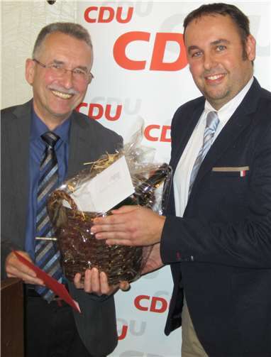 Seit 1990 war Herbert Griebel (li.) Vorstandsmitglied des Gemeindeverbandes.