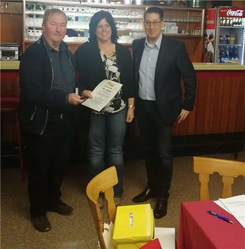 Seit 20 Jahren ist sie Erich Josef Menten (links) aus Briedel dabei.