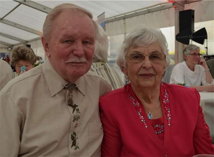 Seit 50 Jahren glücklich verheiratet: Maria und Siegward Müller aus Thür gehörten zu den Paaren, die in Trier den Tag der Ehejubilare begingen. privat