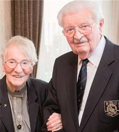 Seit 70 Jahren verheiratet - Milli und Hanni Müller.