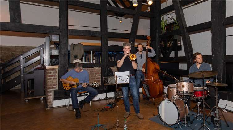 Seit Jahren gehört Domgoergen-Dorner-Roppel-Rieck-Jazz-Quartet zum festen Bestandteil des Programms.Foto: CEW