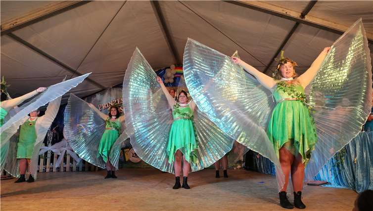 Seit Jahren mit tollen Kostümendabei – die tanzverrückten Rübenacher.