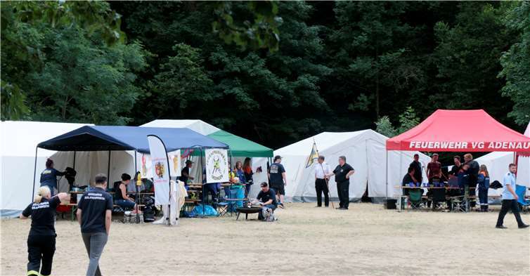 Seit Jahren schlägt die Kreisjugendwehr ihr Lager in Schuld auf.